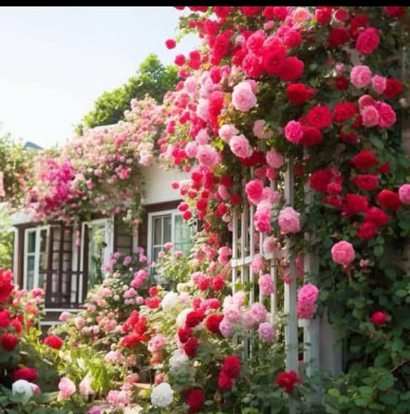 Climbing Vine Rose Flower Seeds🌹9 Stunning Colors