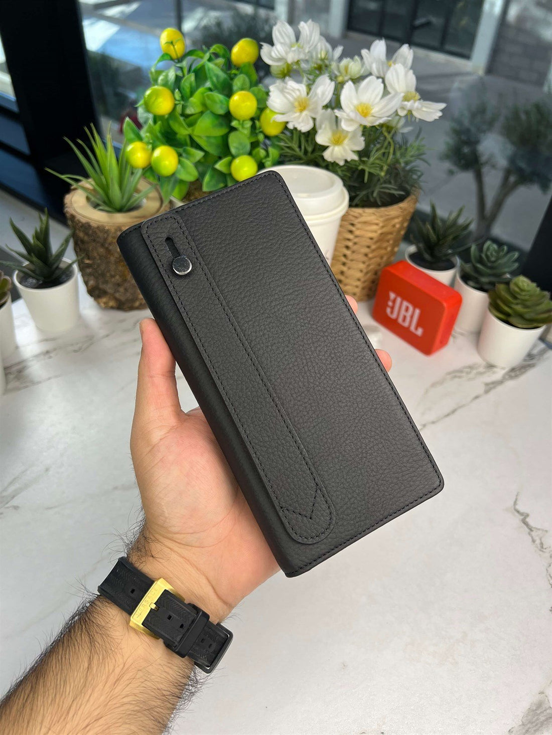 LUXE LEATHER LONG WALLET FOR MEN